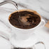Restaurantware Restpresso 17 Ounce Coffee Dripper | 1 Reusable Coffee Cone with Drip Hole, White Ceramic Pour Over