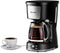 12-Cup Drip Coffee Maker with Reusable Filter,Programmable Clock,Auto Brew,Water Window,Keep Hot Plate,Glass
