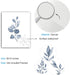 XUOIAYNB Watercolor Minimalist Leaves Wall Art Print - Modern Botanical Plant Canvas Print Set of 6, Unframed, 8X10