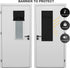 Soft Blackout French Door Curtains for Privacy, Block Out Light, Thermal Insulated Room Darkening, Easy Install (Black,