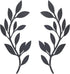 OYEFLY 2 Pieces Metal Vine Olive Branch Leaf Wall Decor,Tree Leaf Wall
