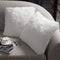 NordECO HOME Luxury Soft Faux Fur Fleece Cushion Cover Pillowcase, 16" x 16" Inch, White, 2 Pack