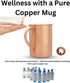 Copper Mules PURE Copper Mug, RAW Copper Interior, Holds 16oz, Ideal for Moscow Mules
