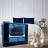 DAN RIVER 100% Organic Cotton Jersey Queen Pillowcases, Set of 2, 20" x 30", Navy, Breathable Cooling