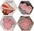 6 Inch Silicone Heart Shaped Cake Baking Pans, Non-Stick Layer Pan Set with 4 Flexible Molds & Measuring Cups