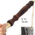 Replacement Wooden Handle for Copper Coffee Pot, Teapots, and Multi-Purpose Mini Wooden Spoon, 3 Handles