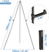 uxcell Easel Stand for Display, 66" Metal Floor Easel Stand for Wedding Sign, Adjustable Tripod Easel for Painting Canvas, Display Show, Arts, Black