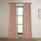 HPD Half Price Drapes Heritage Plush Velvet Curtains, 108 Inches Long Room Darkening, 50W x 108L, Peach Blossom
