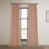 HPD Half Price Drapes Heritage Plush Velvet Curtains, 108 Inches Long Room Darkening, 50W x 108L, Peach Blossom