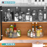 Slideep Lazy Susan Plastic Turntable, Divided Spinner for Kitchen Cabinet, Pantry, Fridge, Fully Rotating Organizer for
