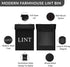 Calindiana Modern Farmhouse Metal Magnetic Lint Bin with Lid for Laundry Room Organization and Storage, Black