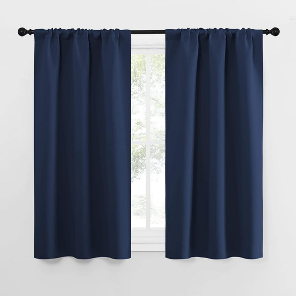 NICETOWN Kitchen Curtains, Short Blackout Curtains & Drapes, Thermal Insulated Blackout Curtain