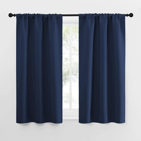 NICETOWN Kitchen Curtains, Short Blackout Curtains & Drapes, Thermal Insulated Blackout Curtain