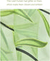 Ufurty 2 Pieces Willow Window Curtain Voile Tulle Panel Drapes, Green Color, Sheer Gauze for Living Room, Bedroom,