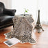 Leopard Print Rug, Cute Faux Cheetah Cowhide Skin Fur Rug, Animal Printed Area Rug for Home Office