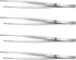 Yaomiao 4 Packs Bar Tweezers, 8 Inch Long Garnish Tongs, Stainless Steel Korean BBQ Tongs for Bartender Cooking