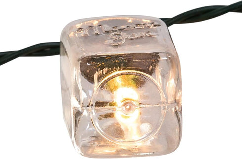 Kurt Adler 10-Light Clear Mason Jar Light Set, UL