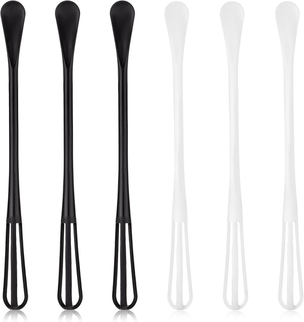 6pcs Mini Whisks - Multifunctional Small Whisks for Cooking with Ergonomic Long Handle for Mixing Sauces