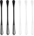 6pcs Mini Whisks - Multifunctional Small Whisks for Cooking with Ergonomic Long Handle for Mixing Sauces