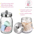Mason Jar Bathroom Accessories Lids Set (4pcs) - Jars Not Included - Soap Dispenser, Toothbrush Holder, Apothecary Lids