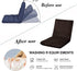 YAQSFGRZ 2 PS Floor Chair with Back Support Cover ONLY,Adjustable Position Folding Sofa Chair Padded Sleeper Bed Couch