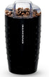 OVENTE Black Electric Coffee Grinder - Compact Grinding Mill with Stainless Blade for Beans, Spices, Herb, Tea