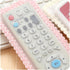 AKOAK 3 Pieces Air Conditioning Remote Control Protective Cover - Bear Lace Fabric Sheath for Home Appliances (S/M/L)