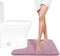 Yimobra Memory Foam Toilet Bath Mat U-Shaped - 24 X 20 Inches, Soft Non-Slip Rug, Mauve