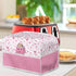 Toaster Cover, Pink Cartoon 4 Slice, Small Appliance Dust Covers, Pink Polka Dot Heart Print, Machine Washable