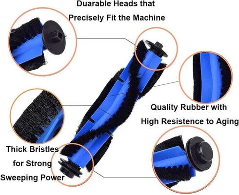Replacement Parts for Eufy RoboVac 11S Max, 15C Max, 30C Max, G10, G30, G30 Edge - Accessory Filters and Brushes Kits