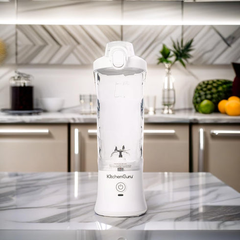 Elite Rechargeable Travel Blender, 240W Personal Smoothie Maker with 600ml Capacity, Black