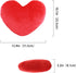 YINGGG Cute Plush Red Heart Pillow, Love Pillow Cushion Toy, Throw Pillows for Kids' Friends, Decorative Pillows