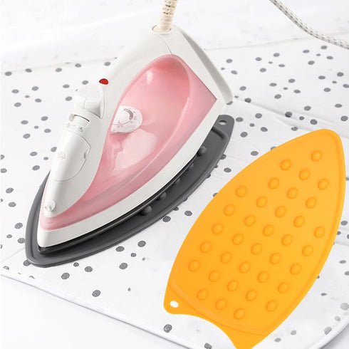 yueton 2PCS Thickened Silicone Electric Iron Mat, Heat-Resistant Ironing Board Mat for Travel Families