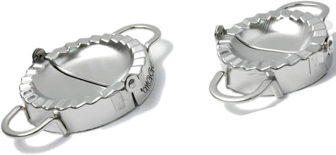 Stainless Steel Dumpling Maker, Pie Gyoza Empanada Press Mold, Ravioli Dumpling Mould Pastry Tools, 1 Set