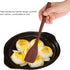 Mini Wooden Spatula, 9.7 Inch Nonstick Heat Resistant Turner for Cooking and Baking (Dark Red)