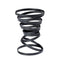 G.E.T. WB-446-MG 4" Round Powder Coated Metal Gray Wire French Fry Cone Basket, Cyclone Collection