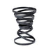 G.E.T. WB-446-MG 4" Round Powder Coated Metal Gray Wire French Fry Cone Basket, Cyclone Collection