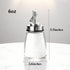 6OZ TIWPAJS Glass Sugar Dispenser with Stainless Steel Lid, Automatic Pour Spout, Sugar Container for Coffee Bar, Sugar