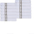 Superior Turkish Cotton 12-Piece Washcloth/Face Towel Set, Latte, Quick Dry, Small Towels for Home, Spa, Hotel, Guest