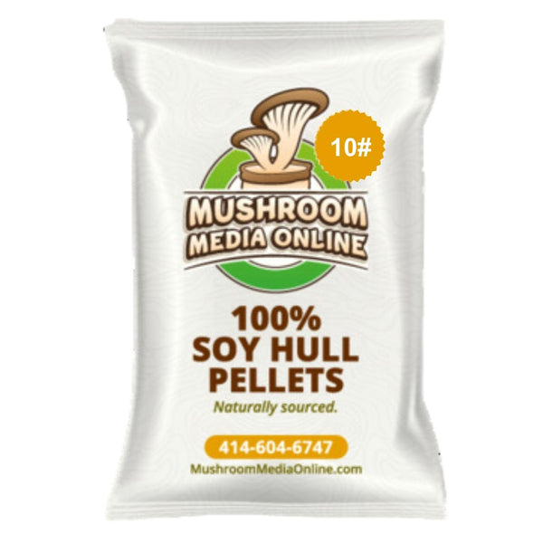 Mushroom Media Online - 100% Soy Hull Mushroom Pellets Substrate for Mushroom