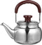 Stainless Steel 500Ml Whistling Tea Kettle with Cool Handle, Efficient Water Boiler for Home, Kitchen, Cafe, Suitable