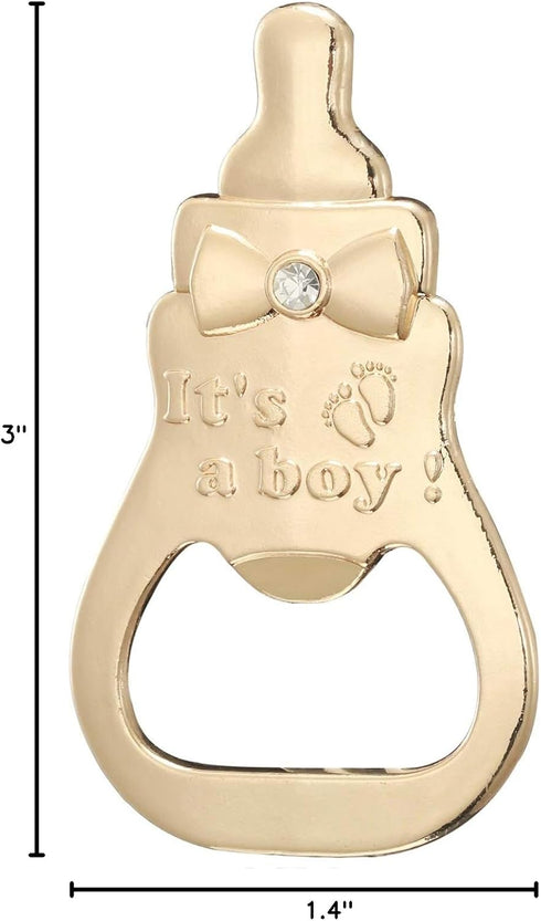 15 15pcs) pcs Baby Shower Return Gifts for Guest Supplies Baby Bottle Bottle Opener It's A Boy Baby Shower Favor Party