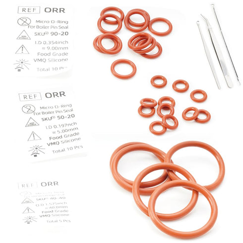 Food Grade Silicone O Ring Repair Kit for Philips Coffee Machines, Solving Boiler Pin Brew Group Hot Water Issues