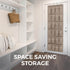 24 Closet Closets, 40 lbs HOME GENIE Over the Door Hanging Shoe Organizer, Breathable Mesh Pockets, Rack Storage