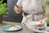 Zyliss Cooking Spoon - Sustainable Wheatstraw/Nylon Non Stick Serving Spoon, Heat Resistant, Dishwasher Safe