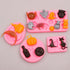 Halloween Candy Molds, Pumpkin Skull Ghost Silicone Molds for Cake Decorating and Fondant Cupcake Topper