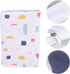 Yctze Waterproof Washing Machine Cover, Zipped Dust Protection for Top Front Load Washer Dryer, Clamshell Design