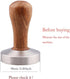 Stainless Steel Coffee Tamper 58mm Barista Espresso Base Coffee Bean Press