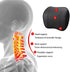Car Headrest Neck Rest Pillow - 100% Memory Foam Leather Cushion for Driving, Relieve Neck Pain (Black)