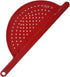 Hand Held Plastic Pot Drainer, Pasta Noodle Veggie Strainer with Handle - Fits up to 9" Pot - Red by Handy Housewares